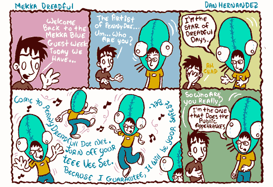 Guest strip by Dan Hernandez. Guest strip by Dan Hernandez.