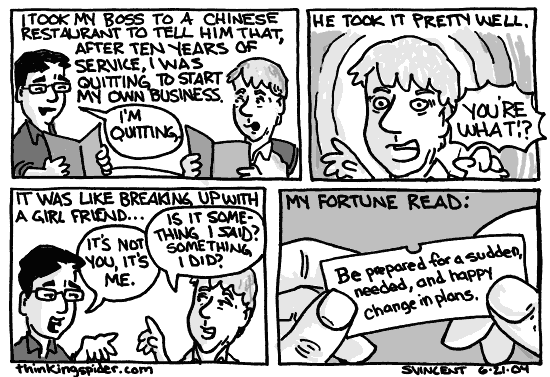 Guest strip by Shawn Vincent.