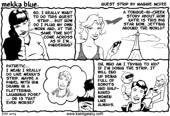 Guest strip by Maggie McFee.