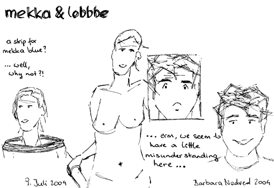 Guest strip by Barbara Nedved. Guest strip by Barbara Nedved.