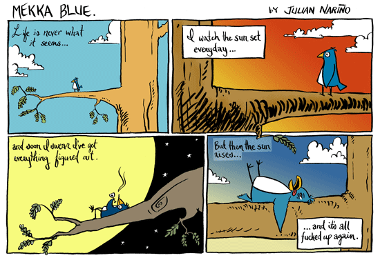 Guest strip by Julian Nariño. Guest strip by Julian Nariño.
