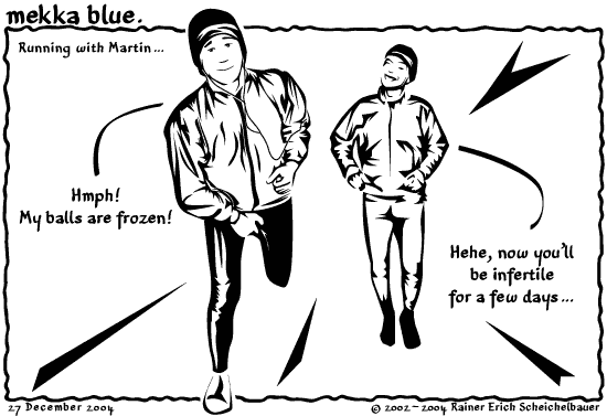 Jogging in Winter.