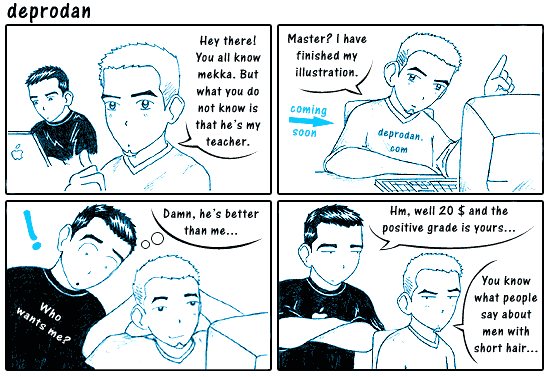 Guest strip by Daniel Spreitzer.