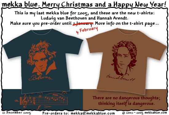 Merry Beethoven and Happy Arendt!