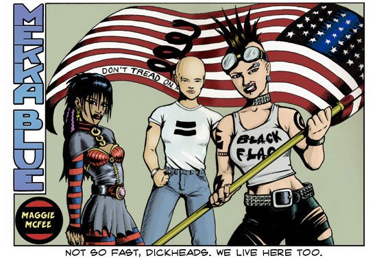 Guest strip by Maggie McFee. Guest strip by Maggie McFee.