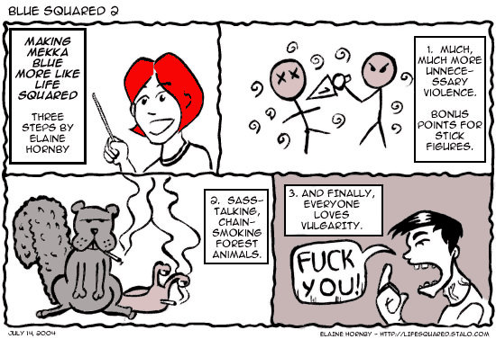 Guest strip by Elaine Hornby. Guest strip by Elaine Hornby.