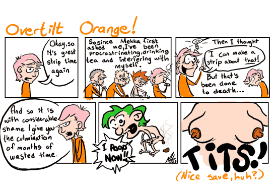 Guest strip by Magnus Hølvold. 