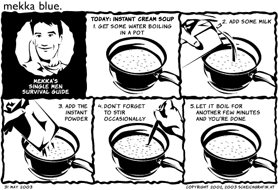 SMSG: instant soup. SMSG: instant soup.