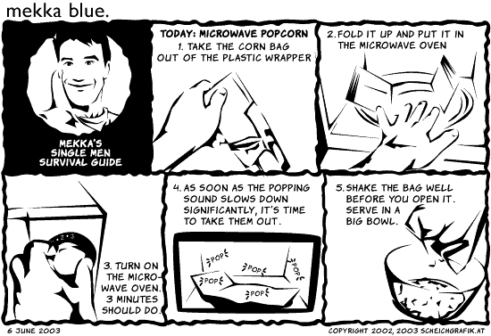 SMSG: microwave popcorn.