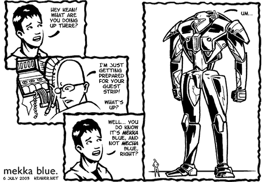 Guest strip by Kean Soo. Guest strip by Kean Soo.