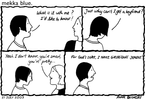 Guest strip by Anne Bacheley.